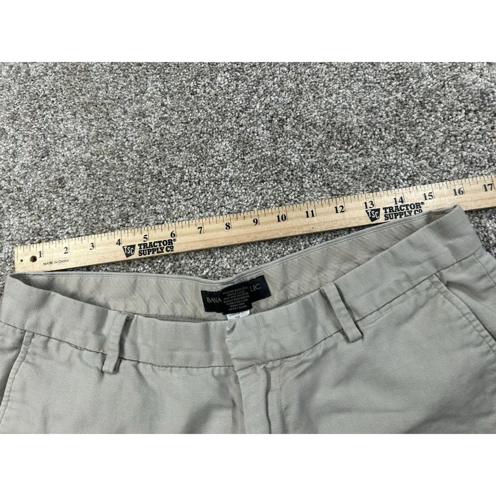 Bananna Republic 34x34 Men's Khaki Linen Blend Pants #0302